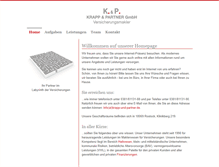 Tablet Screenshot of krapp-und-partner.de